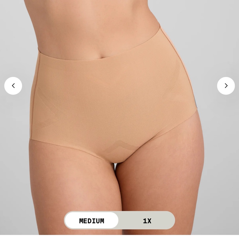 Honeylove Shapewear MeshSculpt Mid-Waist Brief - Sand / XS